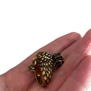 GUCCI Eagles Head Ring